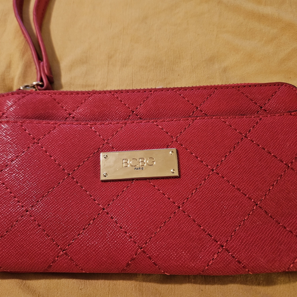 BCBG Paris Red Quilted Women's Bag